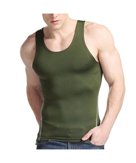 Men's Green Tank Tops 